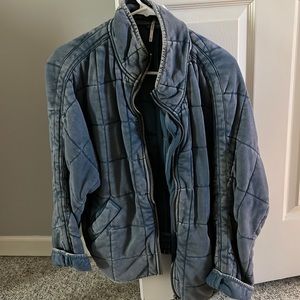 Free People Dolman Quilted Knit Jacket